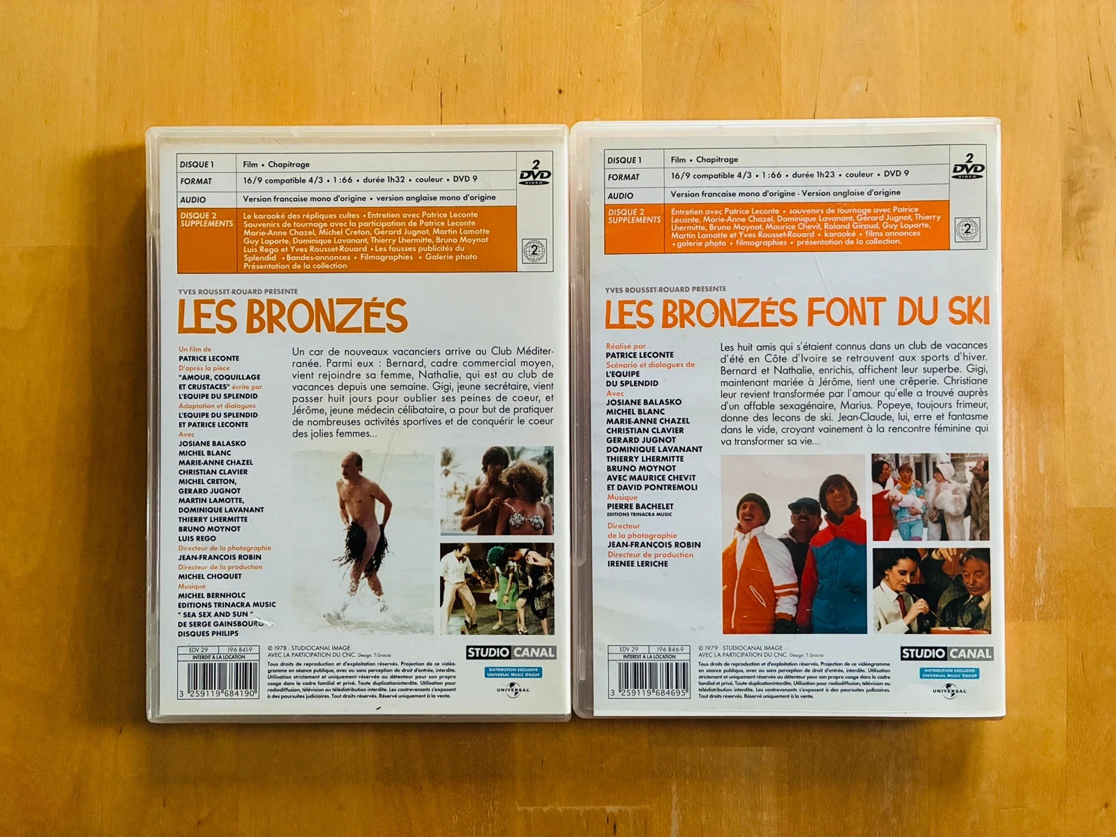 Set van 2 cultuur DVD's: Les Bronzés en Les Bronzés font du ski collectors edities. – photo 3